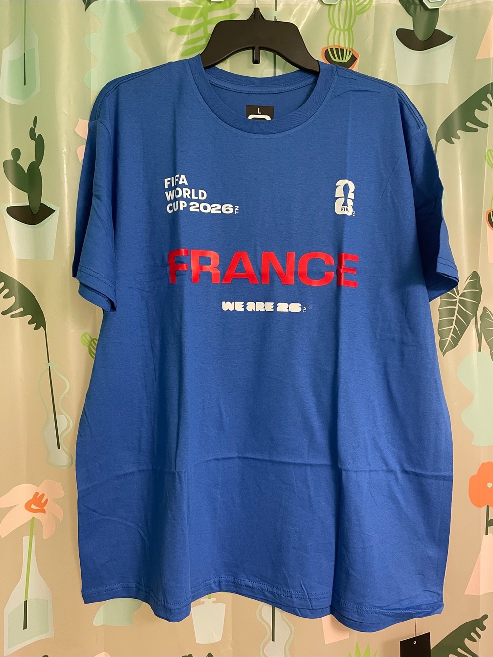 BRAND NEW! France FIFA World Cup 2026 Blue Graphic Tee